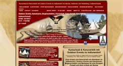 Desktop Screenshot of indianerfreizeit.de